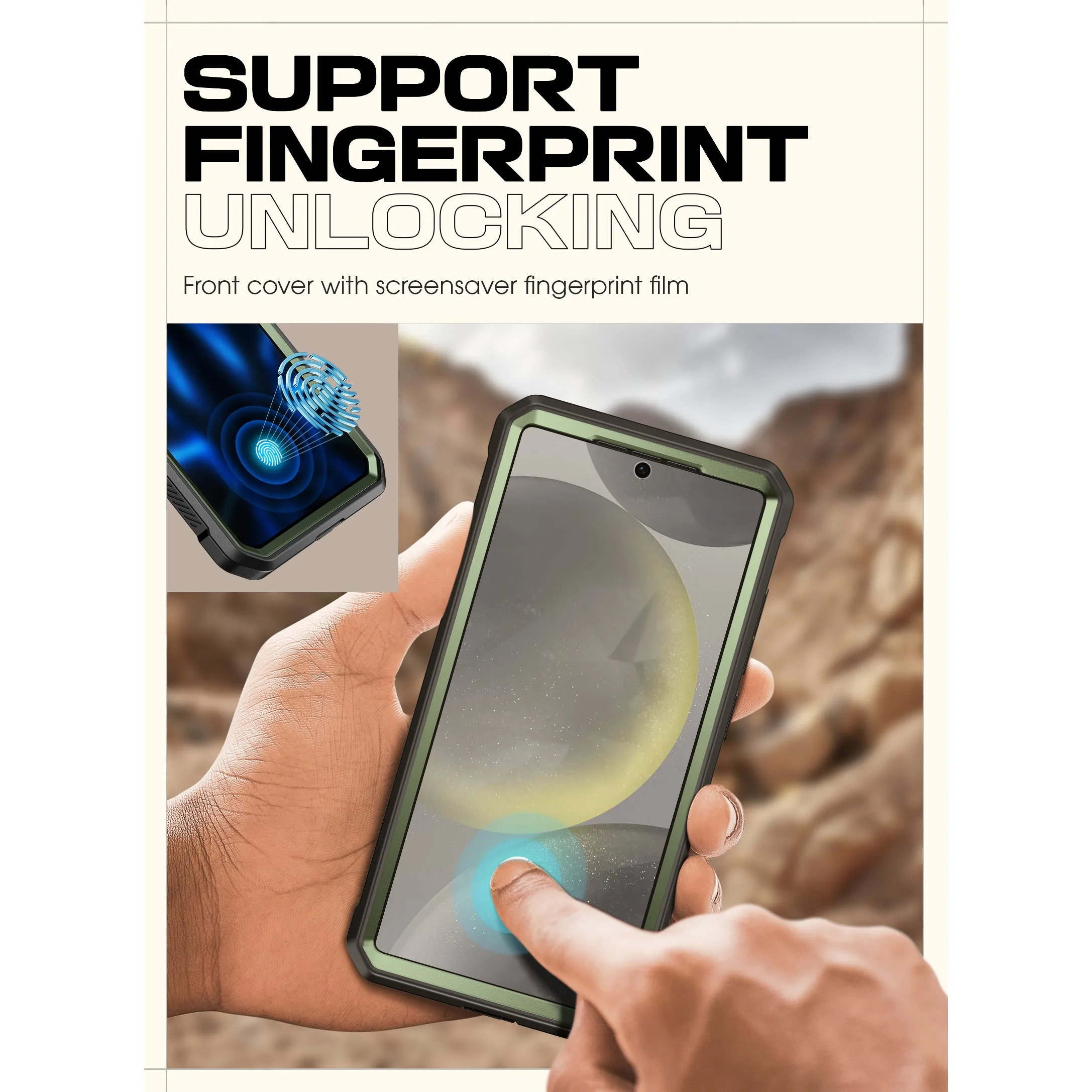 Hot Deal Galaxy S25 Unicorn Beetle PRO Rugged Case-Dark Green  Last Few Pieces!