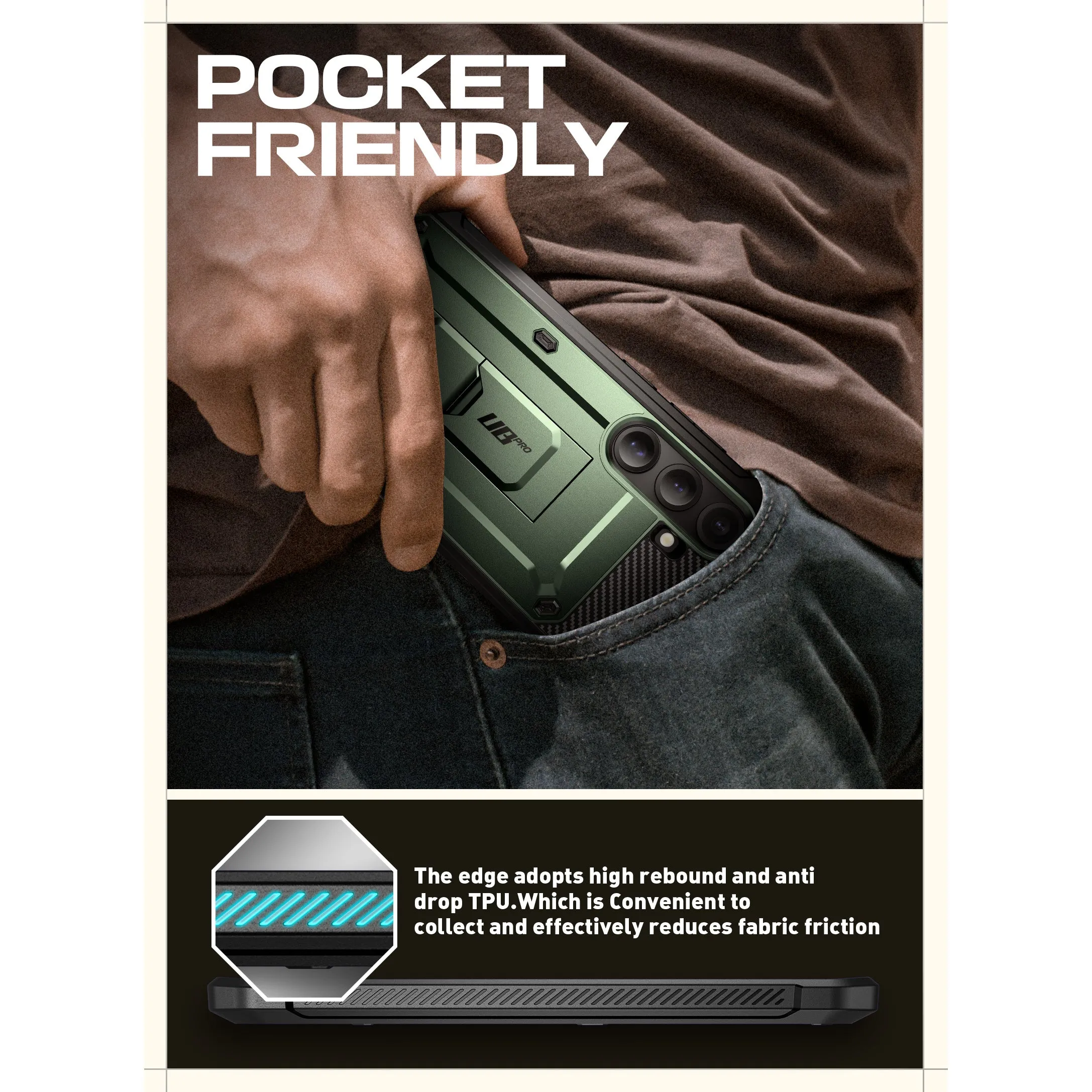 Hot Deal Galaxy S25 Unicorn Beetle PRO Rugged Case-Dark Green  Last Few Pieces!