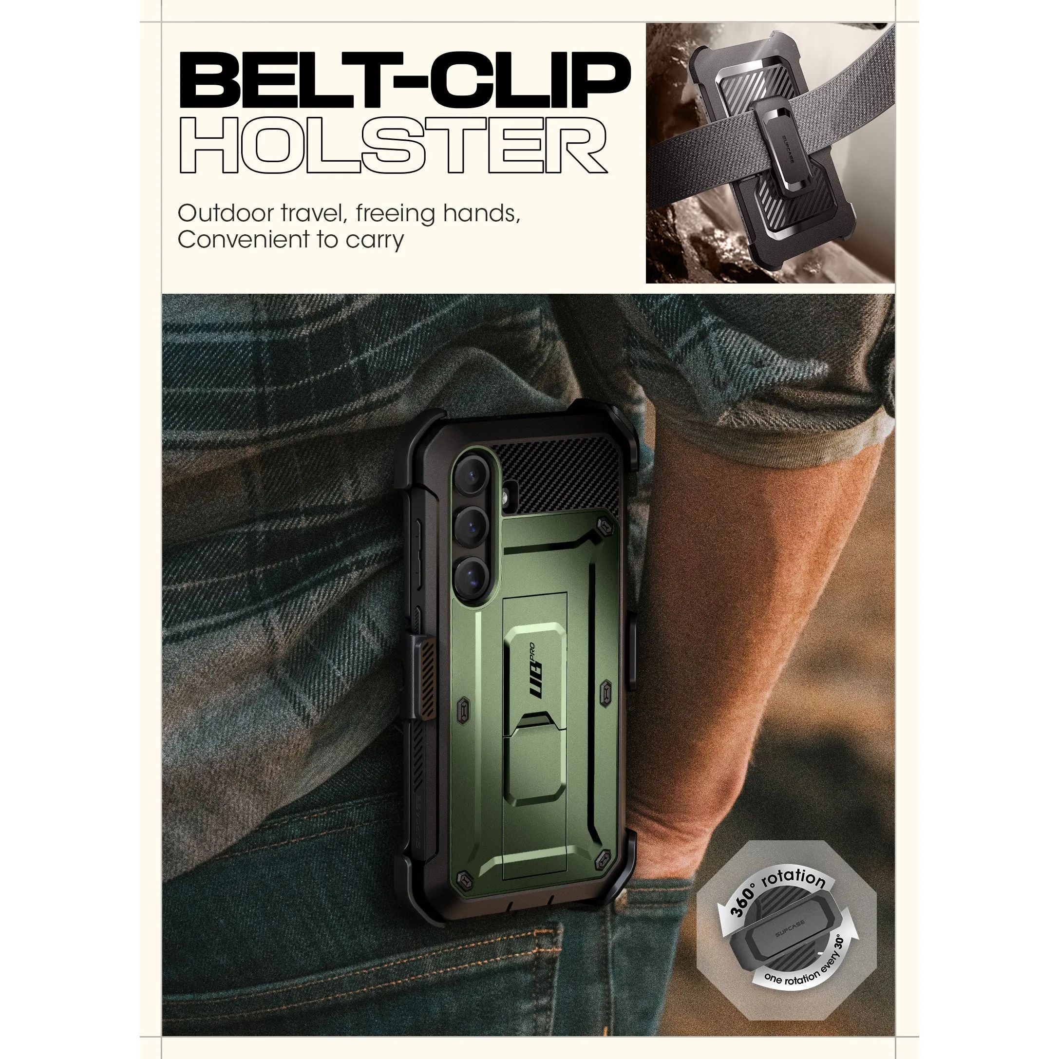 Hot Deal Galaxy S25 Unicorn Beetle PRO Rugged Case-Dark Green  Last Few Pieces!