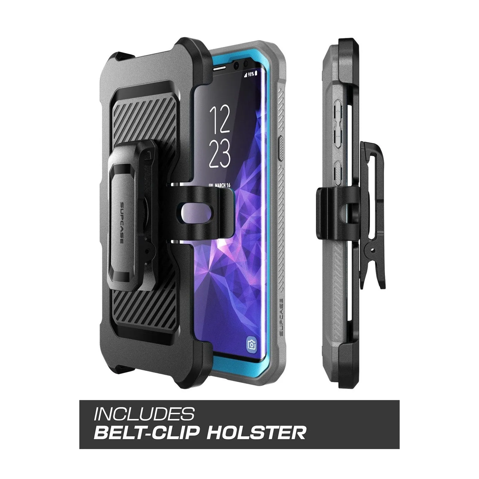 Hot Deal Galaxy S9 Plus Unicorn Beetle Pro Full Body Rugged Case-Blue  Today Only!