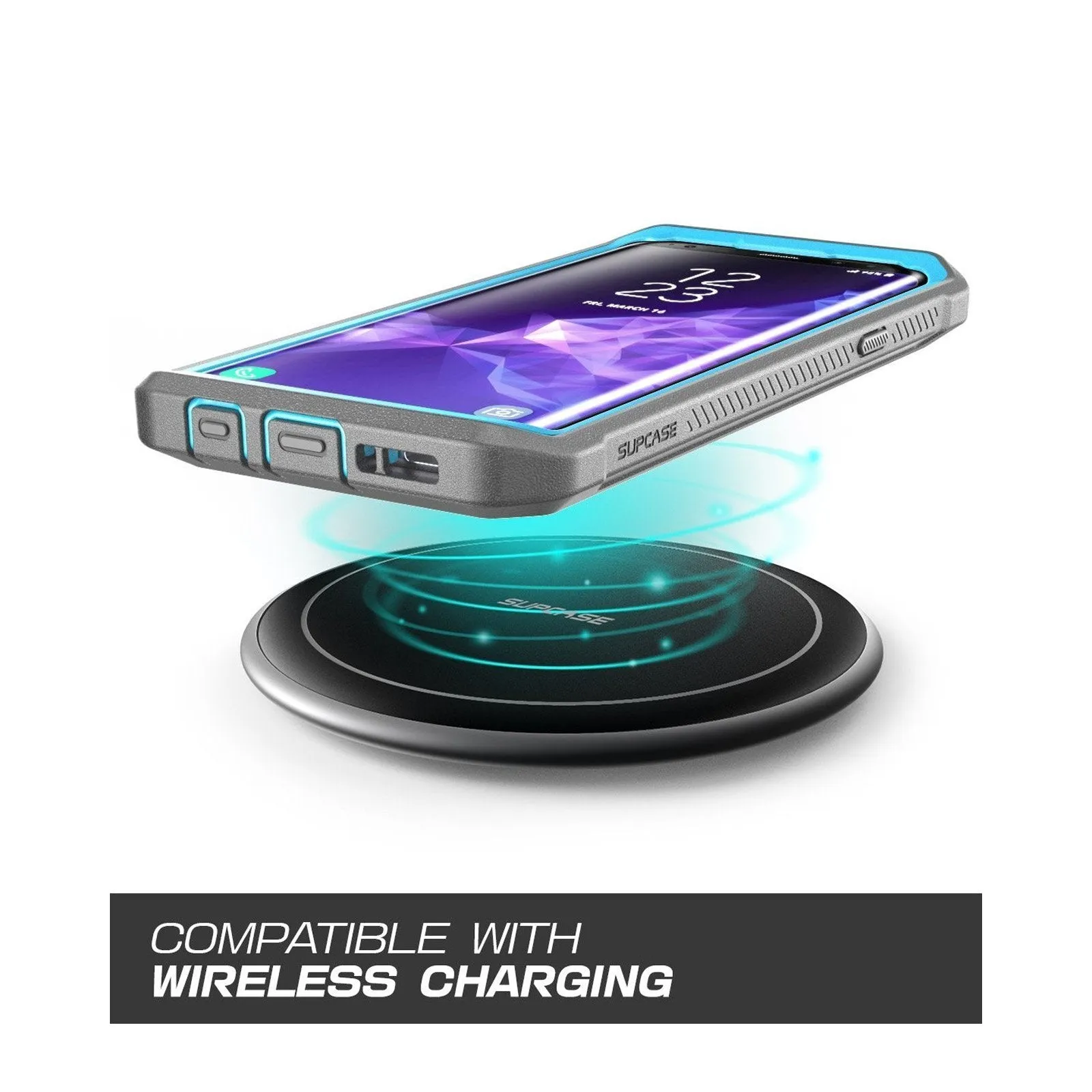 Hot Deal Galaxy S9 Plus Unicorn Beetle Pro Full Body Rugged Case-Blue  Today Only!