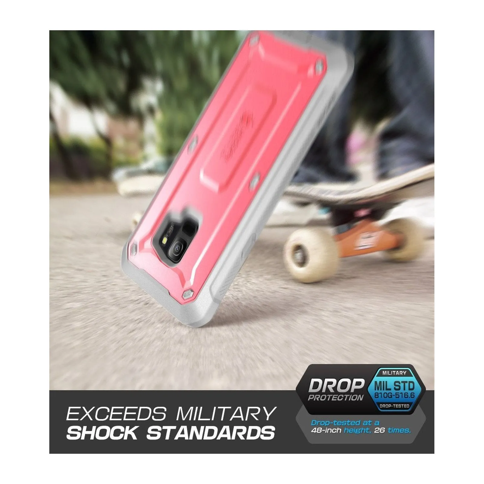 Hot Deal Galaxy S9 Unicorn Beetle Pro Full Body Rugged Holster Case-Pink  Today Only!