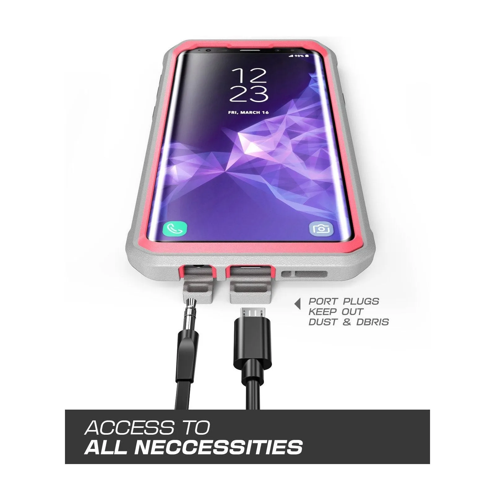 Hot Deal Galaxy S9 Unicorn Beetle Pro Full Body Rugged Holster Case-Pink  Today Only!