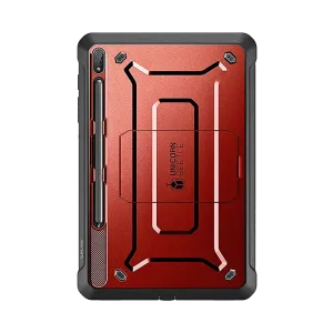 Hot Deal Galaxy Tab S7 FE 12.4 inch (2021) Unicorn Beetle Pro Rugged Case-Metallic Red  Going Fast!
