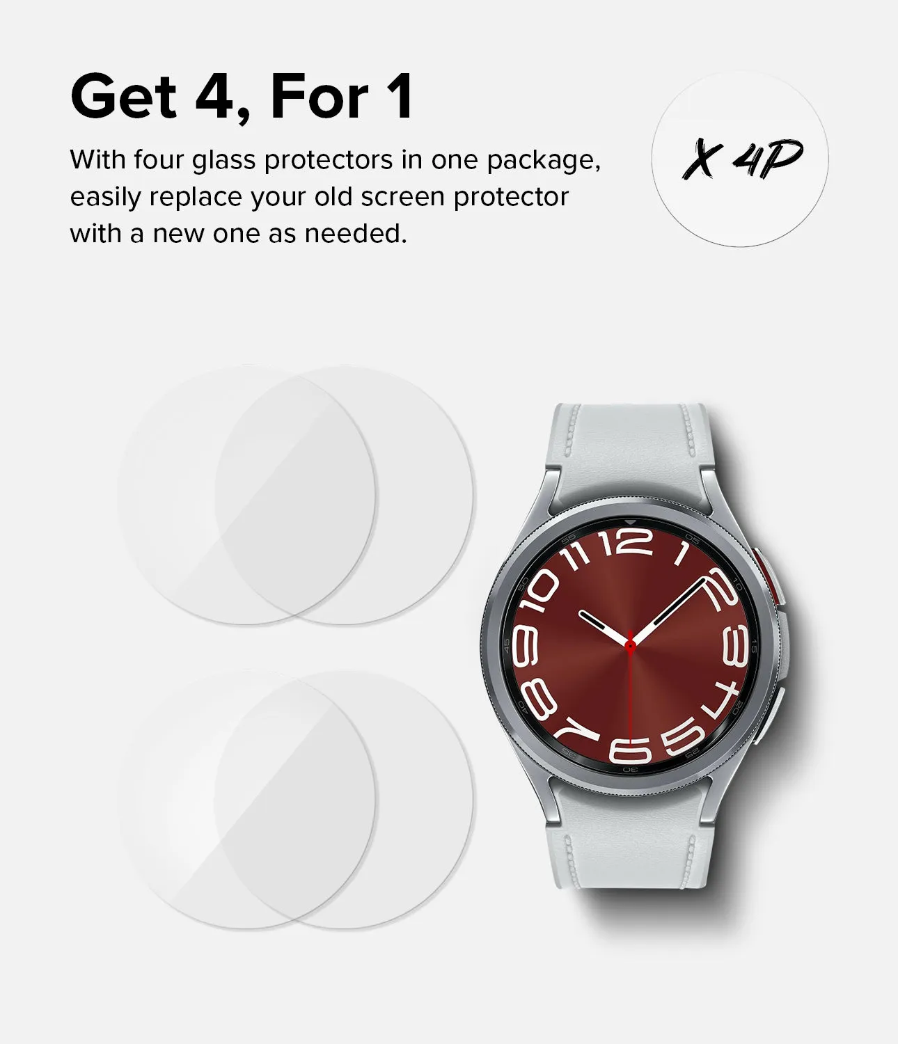 Hot Deal Galaxy Watch 6 Classic 43mm Screen Protector | Glass - R2  Going Fast!