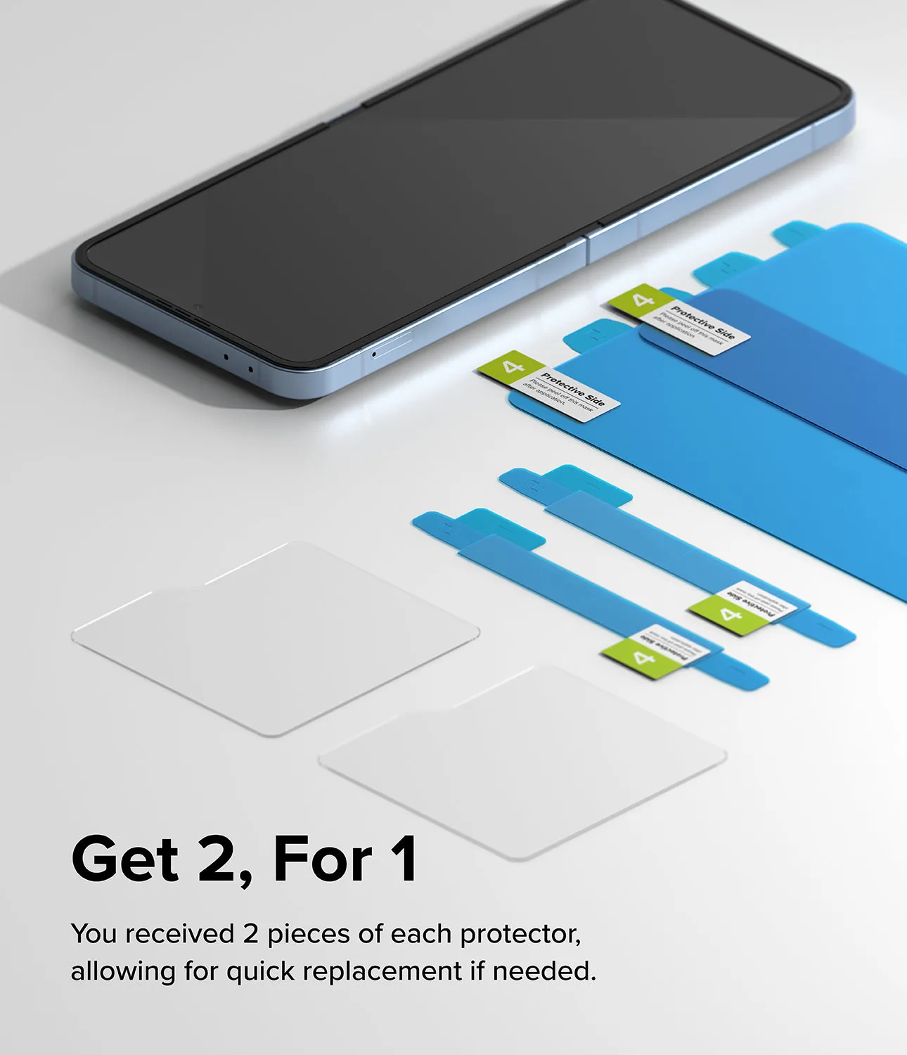 Hot Deal Galaxy Z Flip 6 | 3-in-1 Protector  Dont Miss Out!