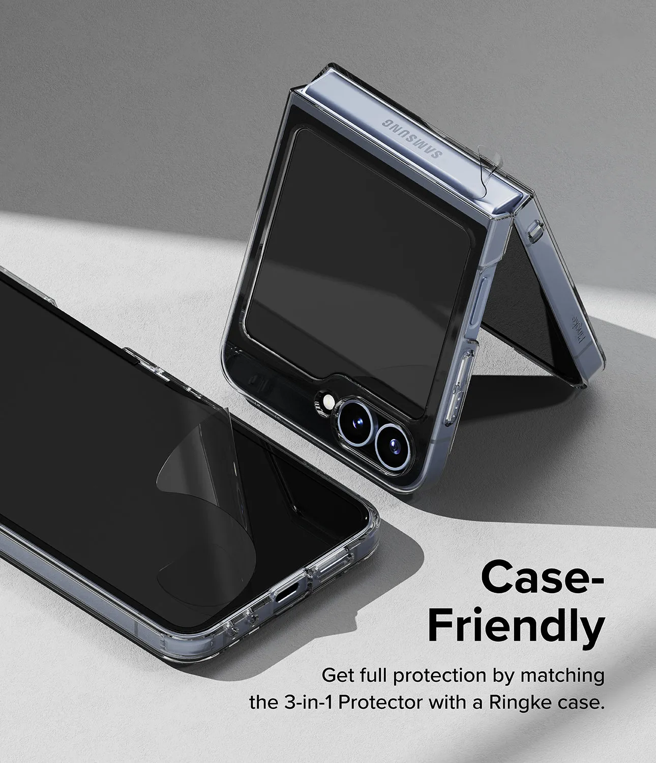 Hot Deal Galaxy Z Flip 6 | 3-in-1 Protector  Dont Miss Out!