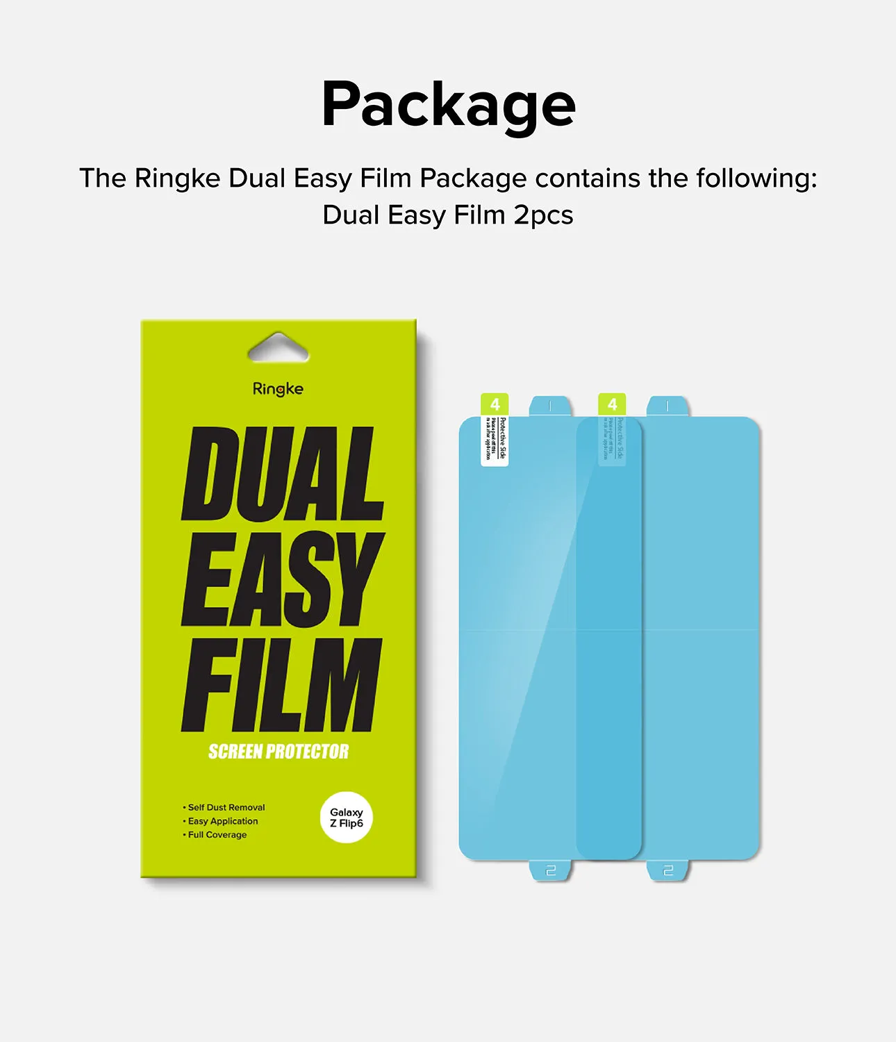 Hot Deal Galaxy Z Flip 6 Screen Protector | Dual Easy Film (2 Pack)  Ends Soon!