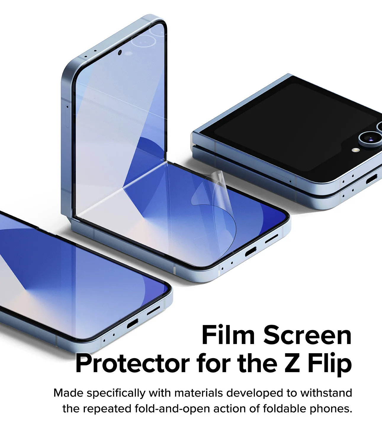 Hot Deal Galaxy Z Flip 6 Screen Protector | Dual Easy Film (2 Pack)  Ends Soon!