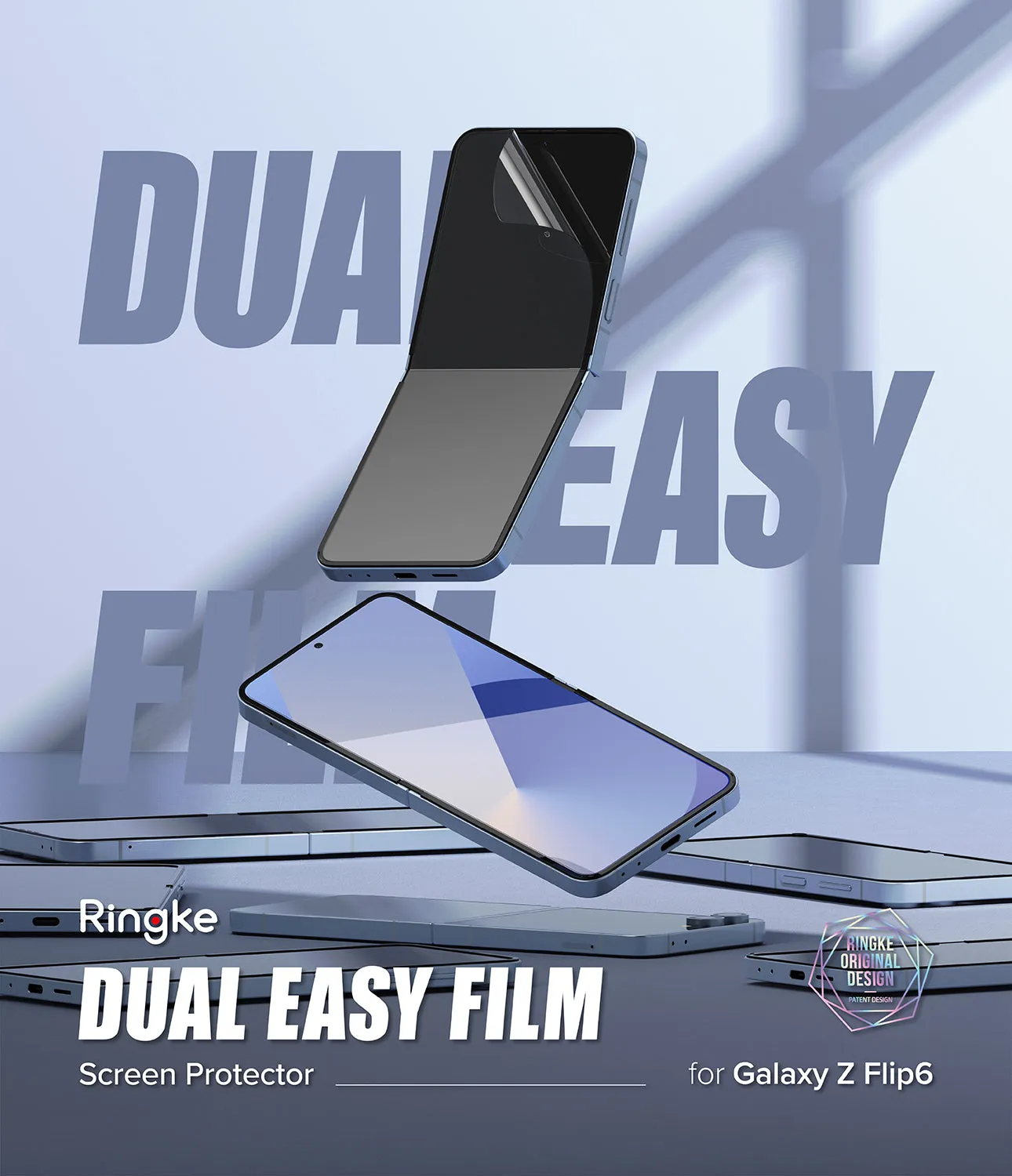 Hot Deal Galaxy Z Flip 6 Screen Protector | Dual Easy Film (2 Pack)  Ends Soon!