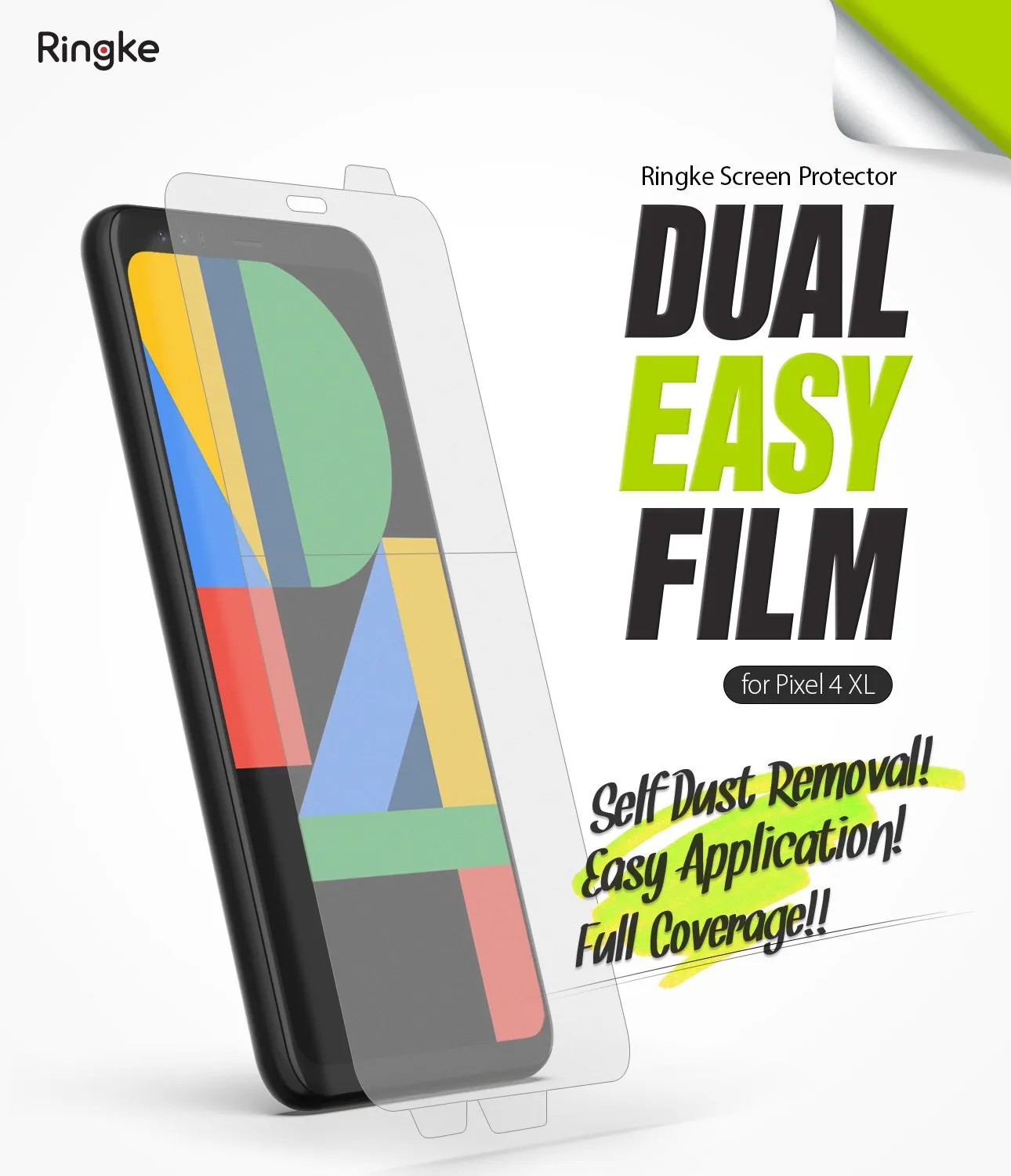 Hot Deal Google Pixel 4 XL Screen Protector | Dual Easy Film  Limited Availability!