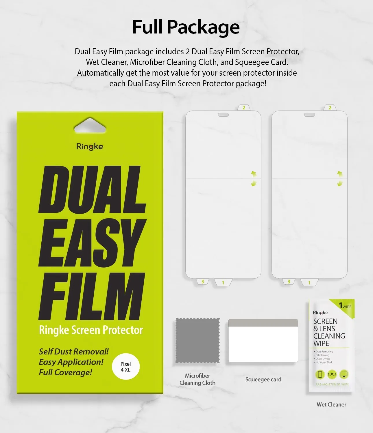 Hot Deal Google Pixel 4 XL Screen Protector | Dual Easy Film  Limited Availability!