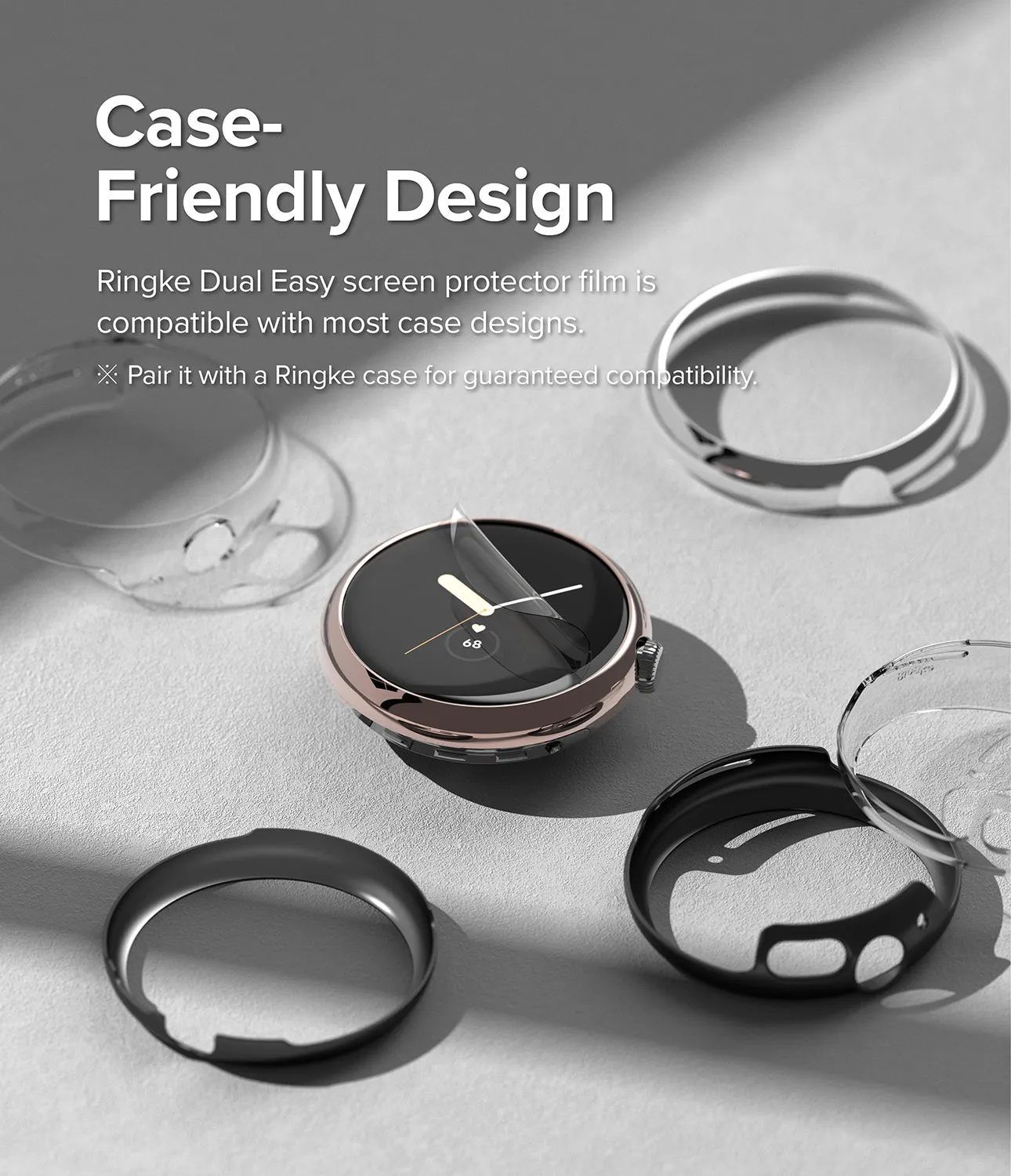 Hot Deal Google Pixel Watch 2 / 1 Screen Protector | Dual Easy Film (3P)  Last Chance!