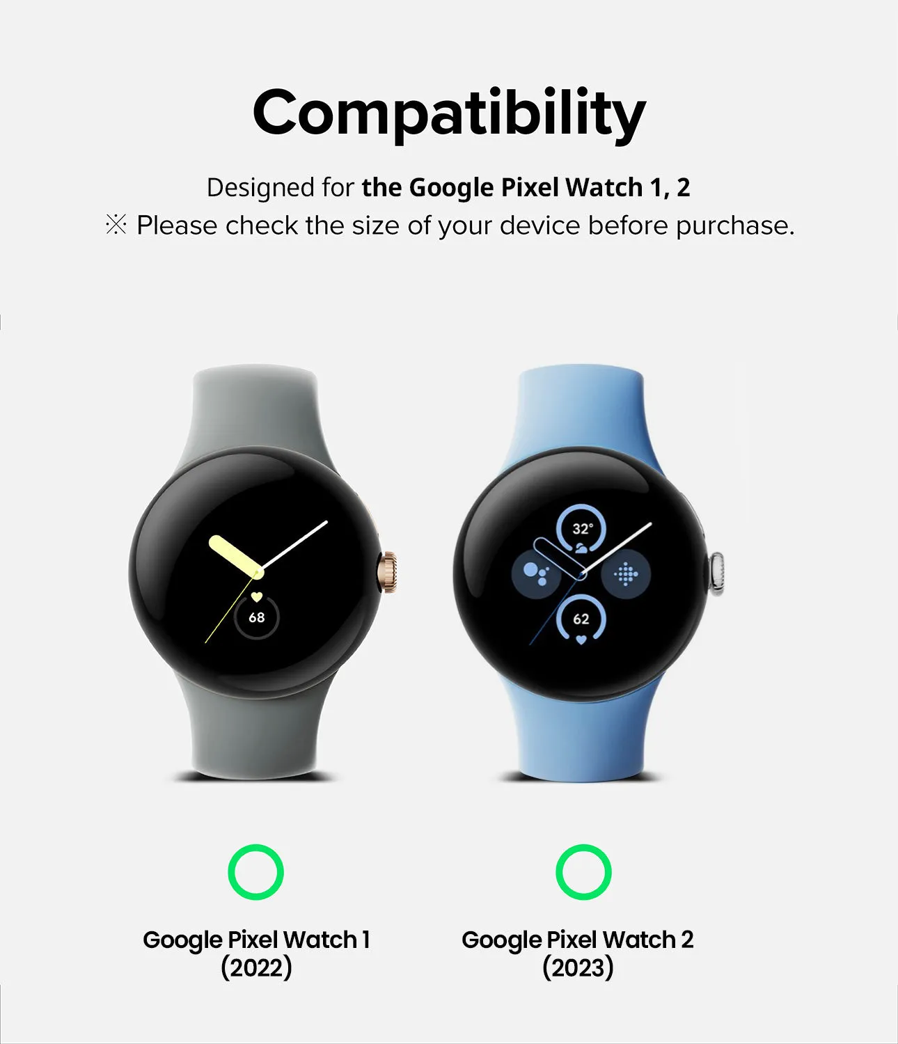 Hot Deal Google Pixel Watch 2 / 1 Screen Protector | Dual Easy Film (3P)  Last Chance!