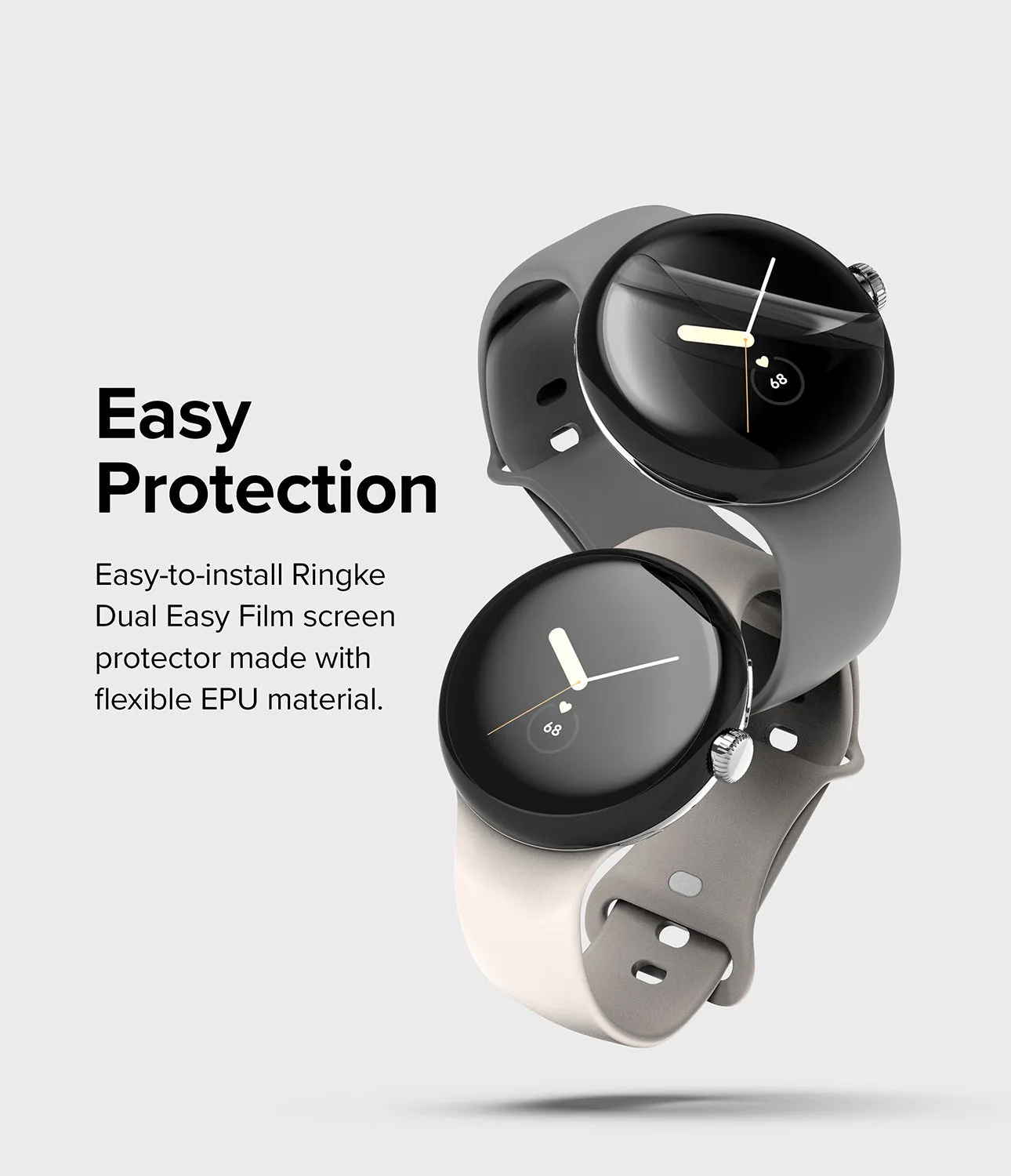 Hot Deal Google Pixel Watch 2 / 1 Screen Protector | Dual Easy Film (3P)  Last Chance!