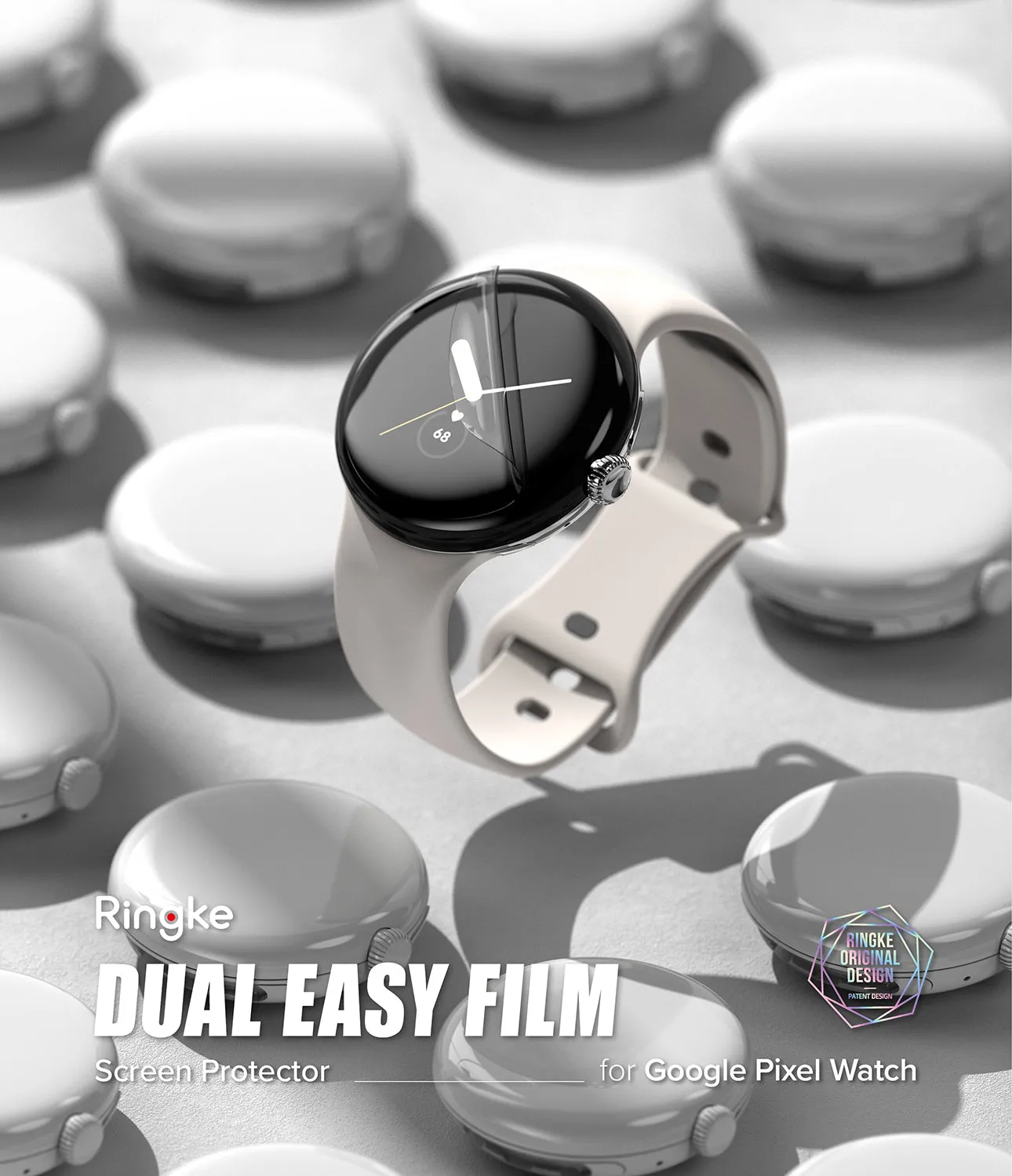 Hot Deal Google Pixel Watch 2 / 1 Screen Protector | Dual Easy Film (3P)  Last Chance!