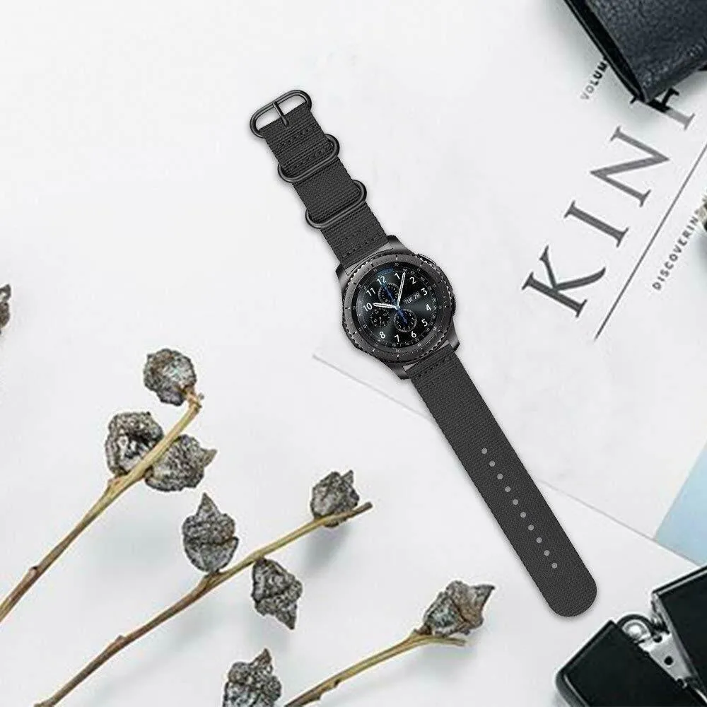 Hot Deal Huawei Watch 3 (Pro) Nylon Strap with Buckle (Black)  Limited Stock!