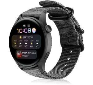 Hot Deal Huawei Watch 3 (Pro) Nylon Strap with Buckle (Black)  Limited Stock!