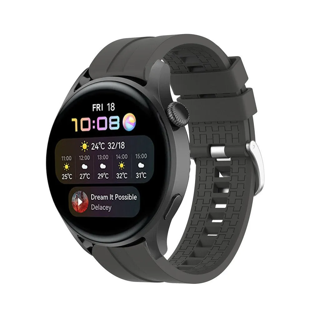 Hot Deal Huawei Watch 3 (Pro) Silicone Strap Extreme (Dark Grey)  Last Chance!