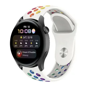 Hot Deal Huawei Watch 3 (Pro) Sport Strap (White Colourful)  Dont Miss Out!