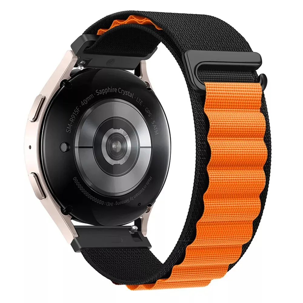 Hot Deal Huawei Watch 4 (Pro) Alpine Nylon Strap (Black/Orange)  Almost Gone!