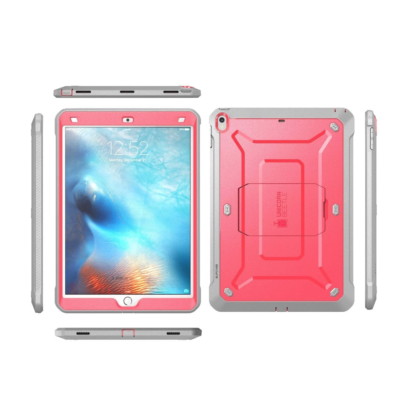 Hot Deal iPad Air 10.5 inch (2019) Unicorn Beetle Pro Rugged Case with Screen Protector-Pink  Almost Gone!