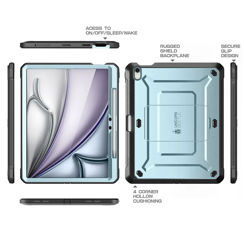 Hot Deal iPad Air 13 Inch (2024) Unicorn Beetle Pro Rugged Case-Arctic Blue  Almost Sold Out!