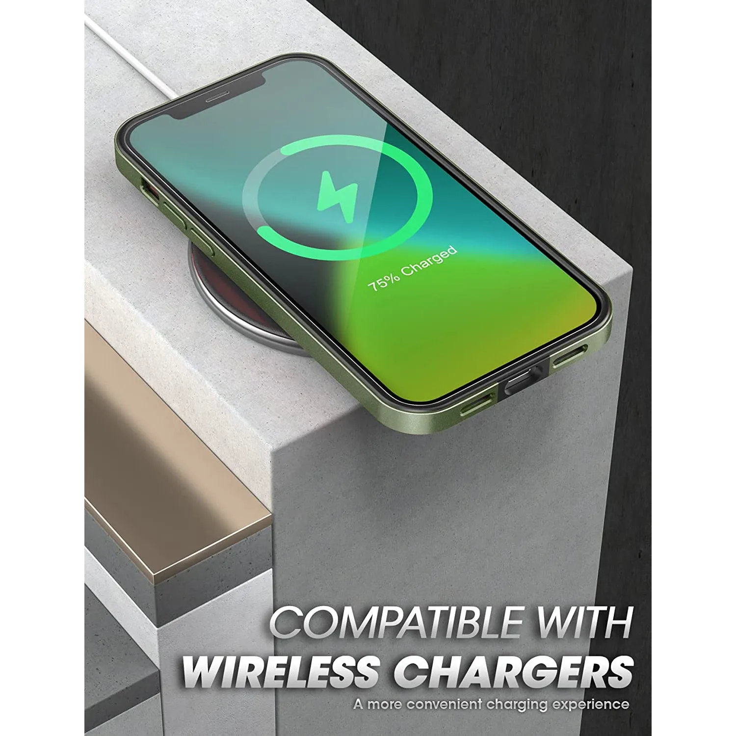 Hot Deal iPhone 11 6.1 inch Unicorn Beetle Edge Clear Bumper Case-Dark Green  Stylish & Comfortable