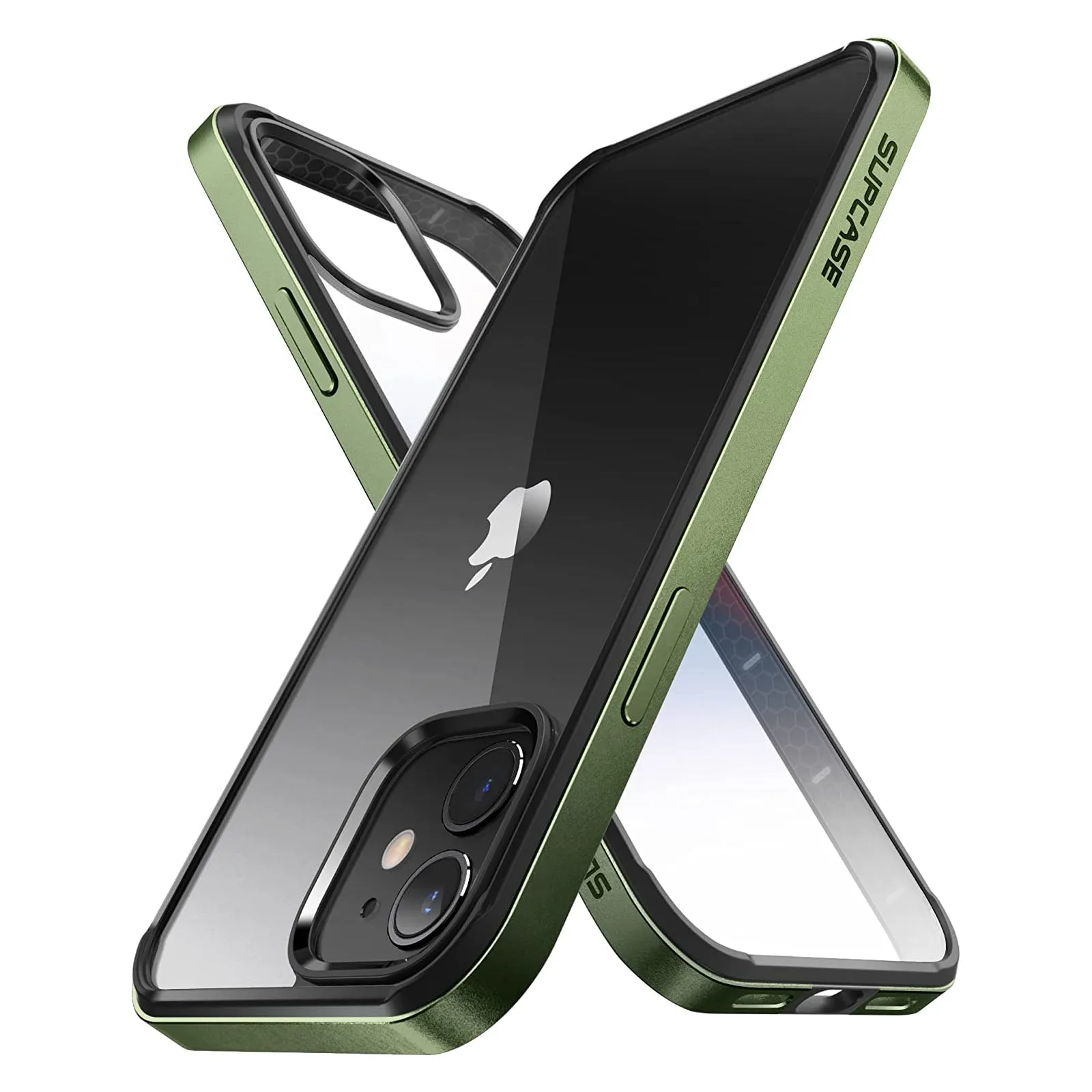 Hot Deal iPhone 11 6.1 inch Unicorn Beetle Edge Clear Bumper Case-Dark Green  Stylish & Comfortable