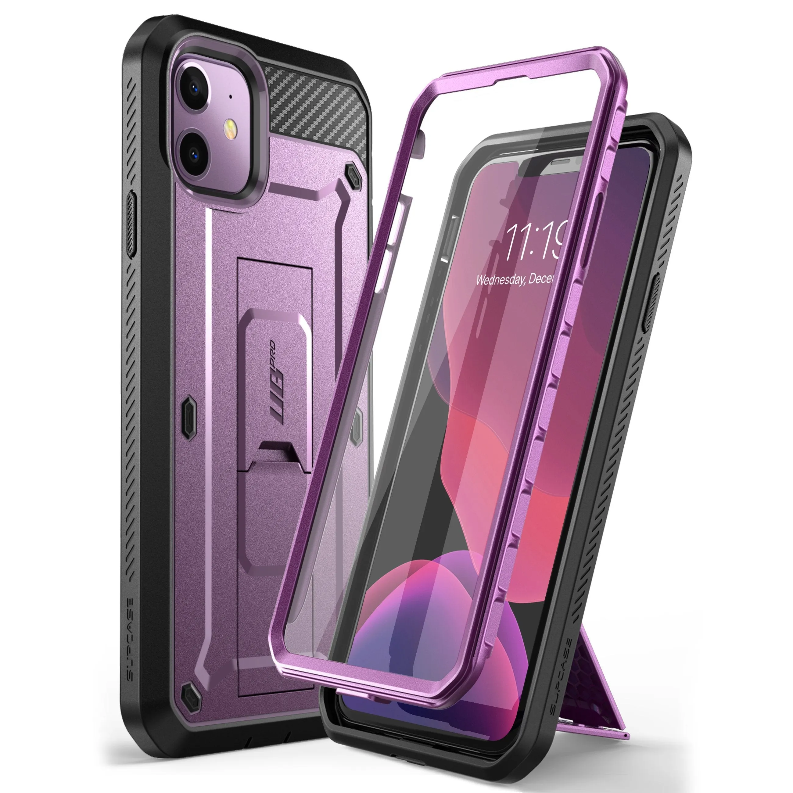 Hot Deal iPhone 11 6.1 inch Unicorn Beetle Pro Rugged Case-Metallic Purple  Almost Sold Out!
