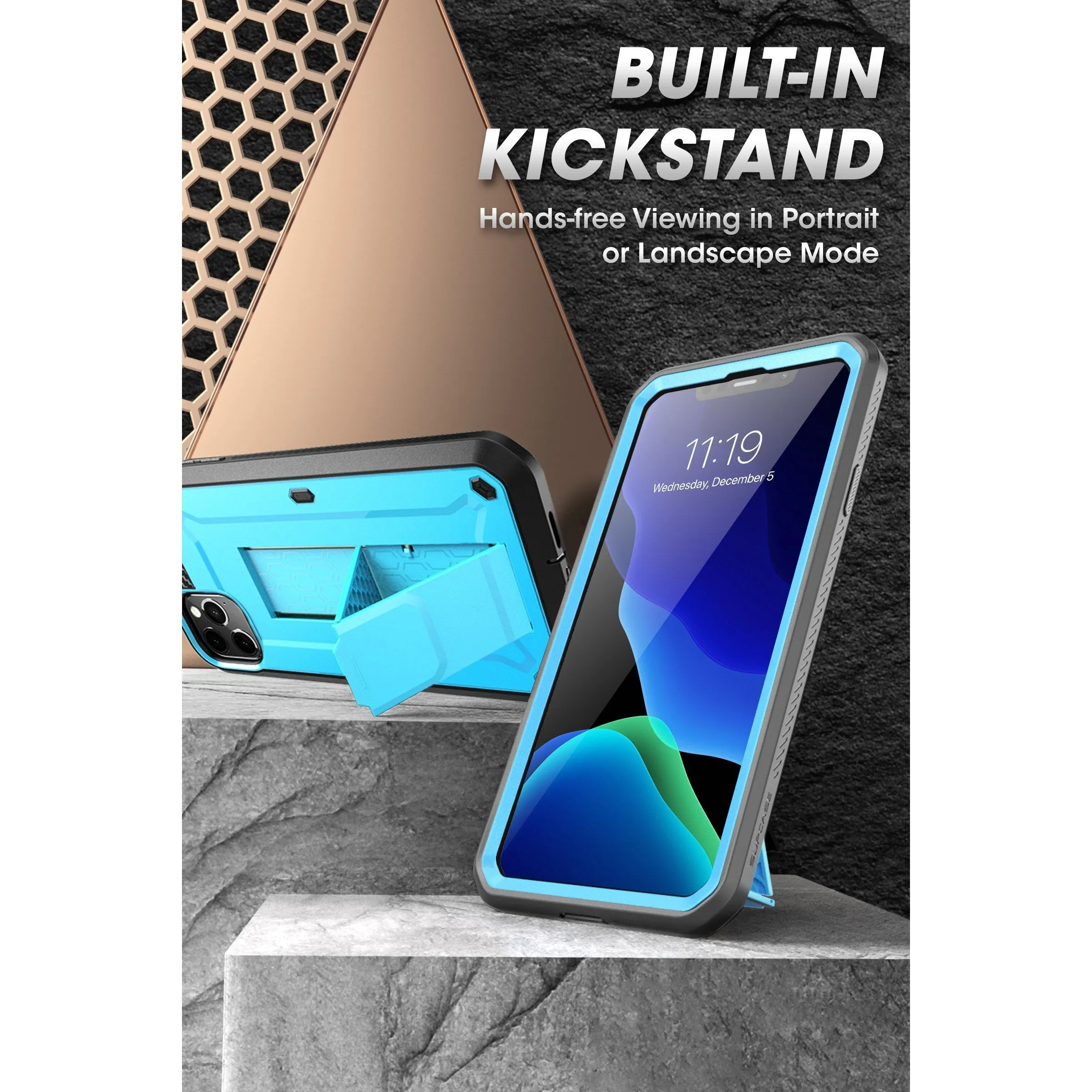 Hot Deal iPhone 11 Pro Max 6.5 inch Unicorn Beetle Pro Rugged Case-Blue  Almost Sold Out!