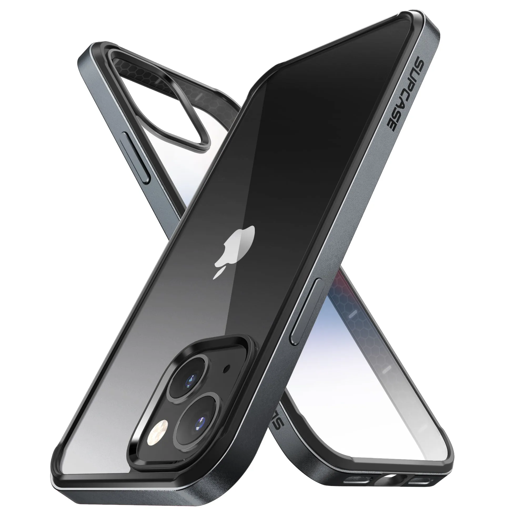 Hot Deal iPhone 13 6.1 inch Unicorn Beetle Edge Clear Bumper Case-Black  Almost Gone!