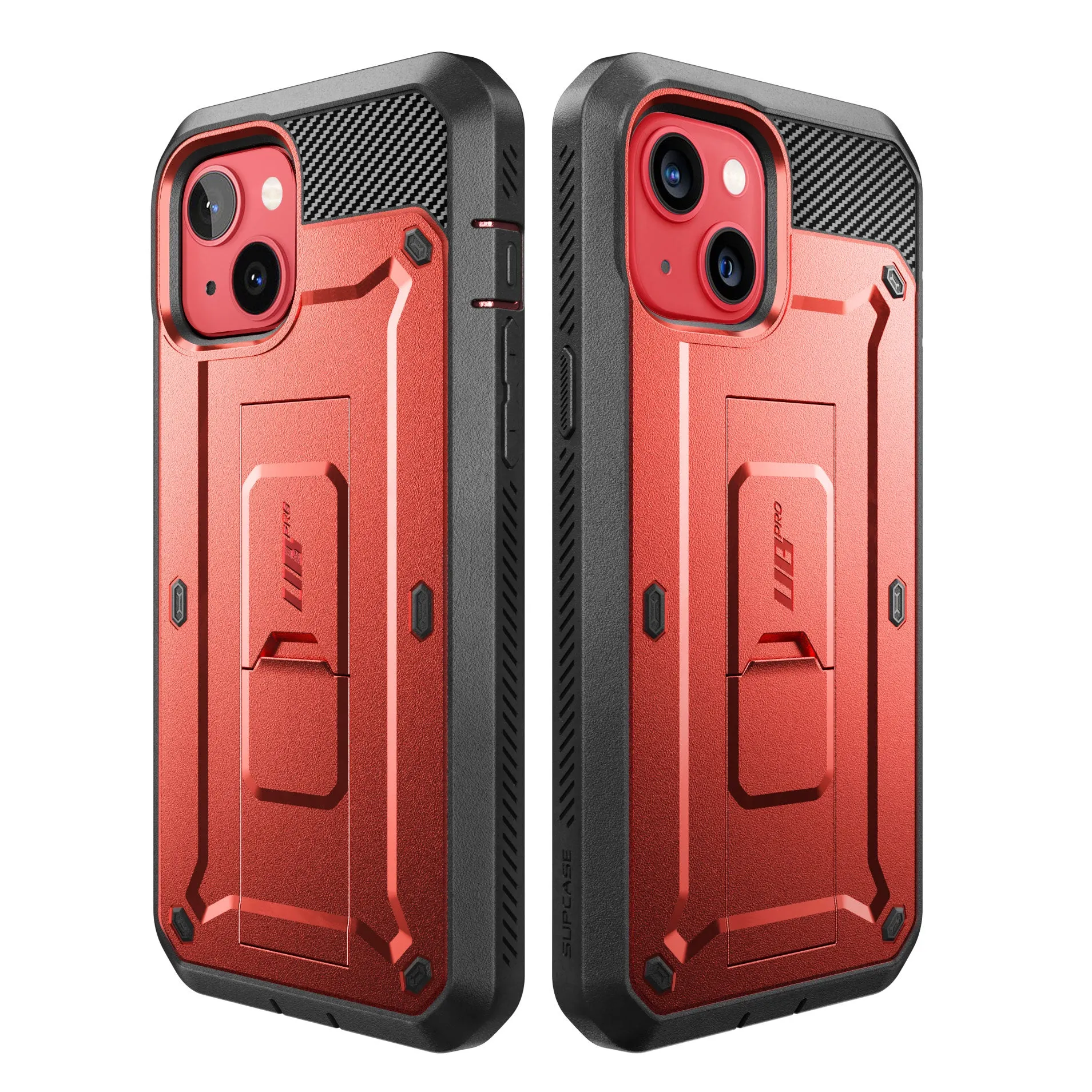 Hot Deal iPhone 14 6.1 inch Unicorn Beetle PRO Rugged Case-Metallic Red  Limited Release!