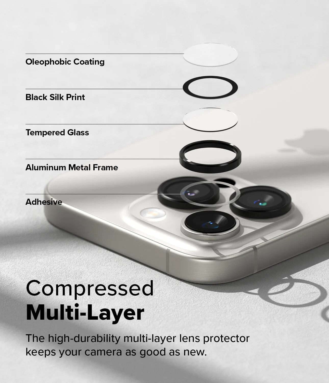 Hot Deal iPhone 16 Pro Max / 16 Pro | Camera Lens Frame Glass  Last Few Pieces!