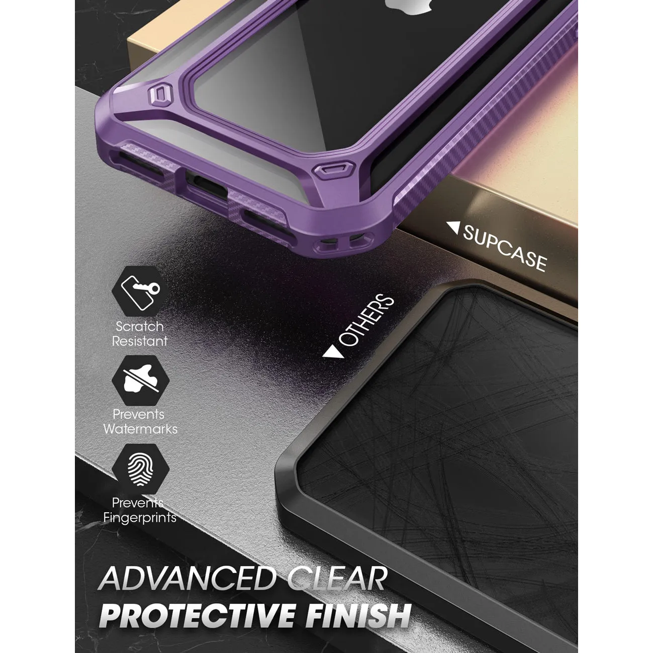 Hot Deal iPhone 7 / 8 Unicorn Beetle Exo Clear Case-Purple  Dont Miss Out!
