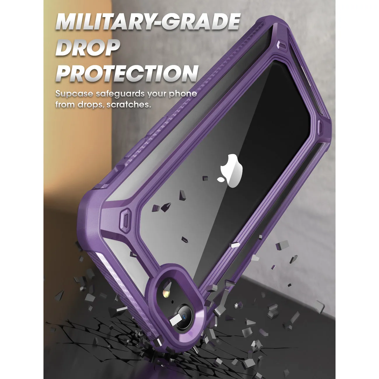 Hot Deal iPhone 7 / 8 Unicorn Beetle Exo Clear Case-Purple  Dont Miss Out!