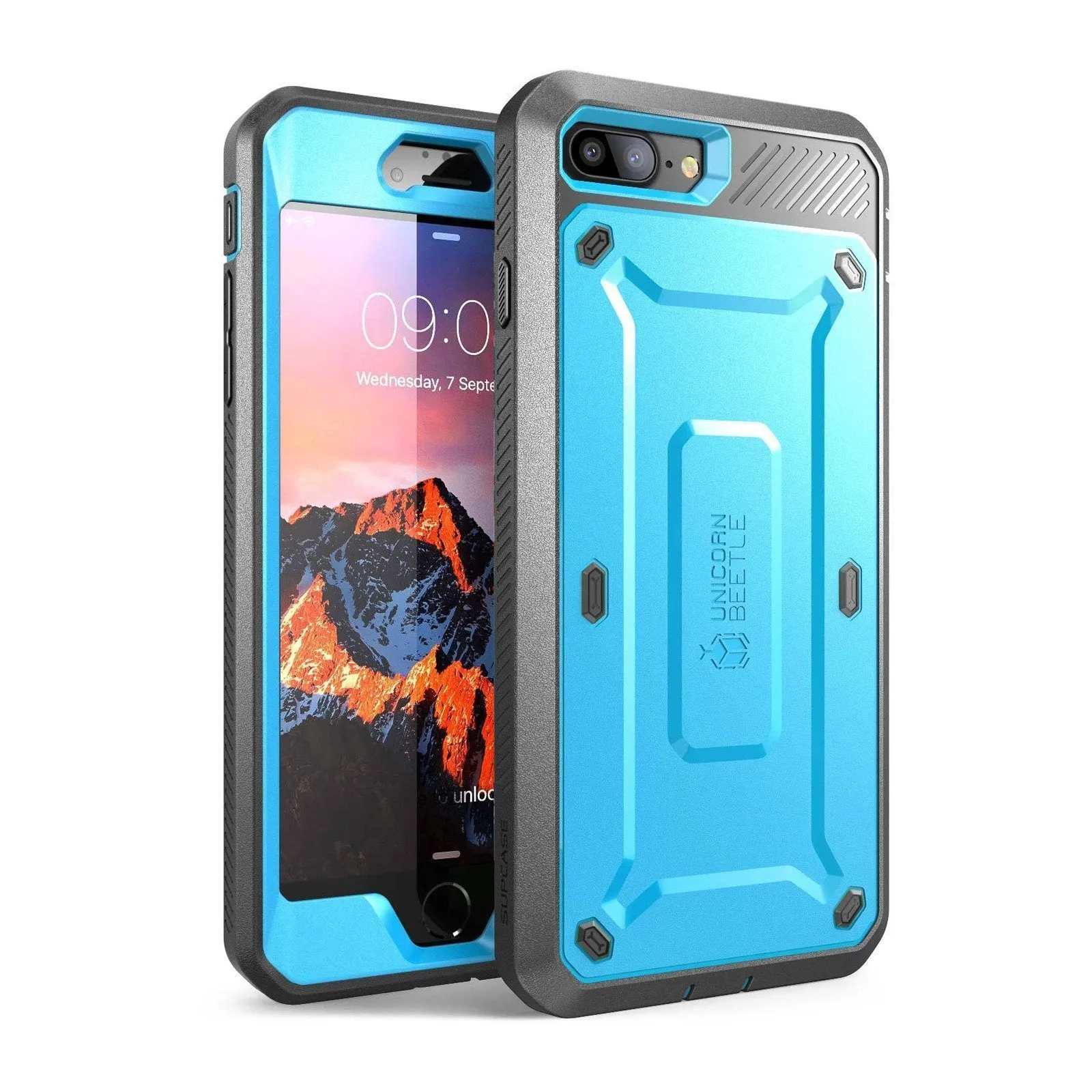 Hot Deal iPhone 7 Unicorn Beetle Pro Holster Case-Blue  Almost Gone!