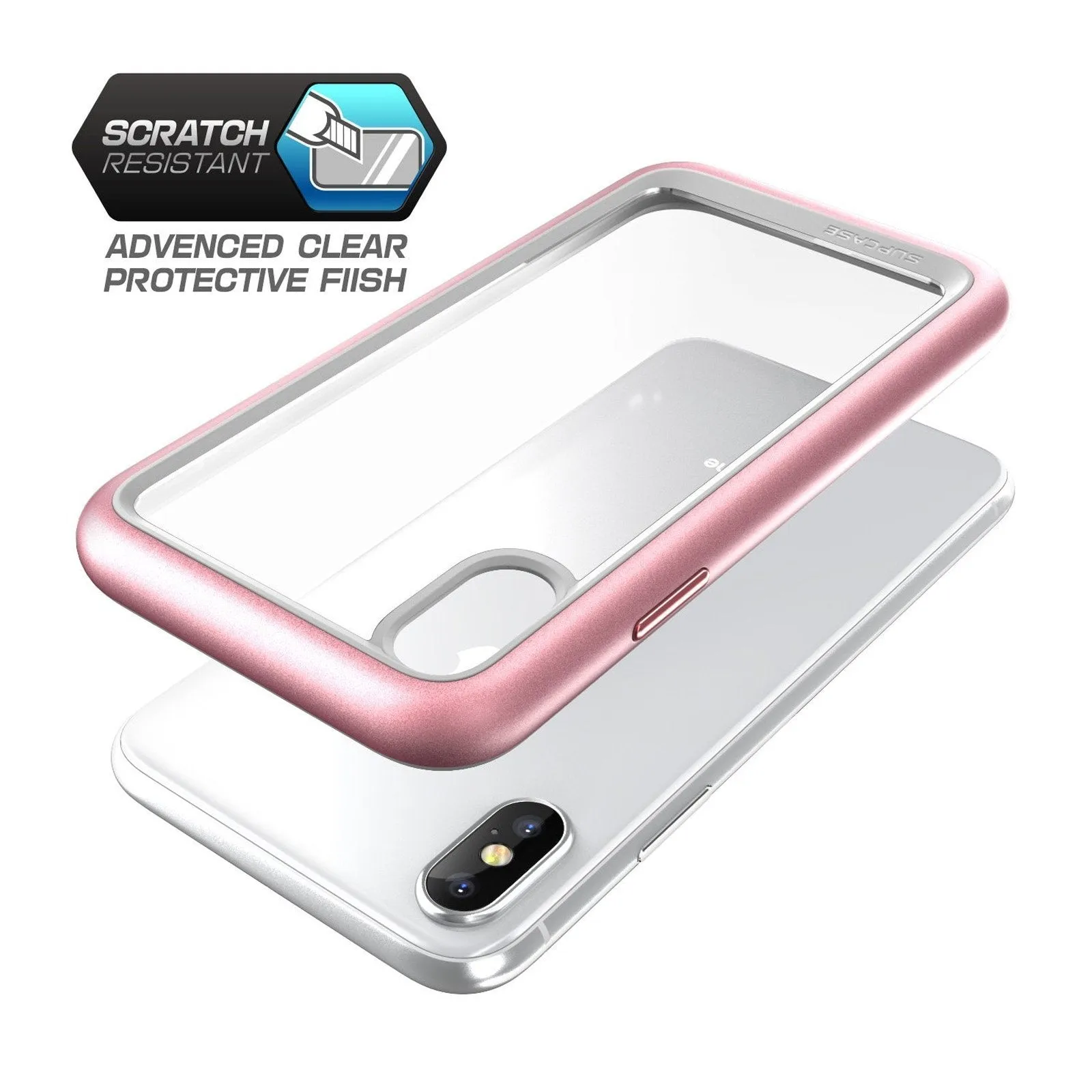 Hot Deal iPhone X / XS Unicorn Beetle Style Slim Clear Case-Rose Gold  Almost Sold Out!