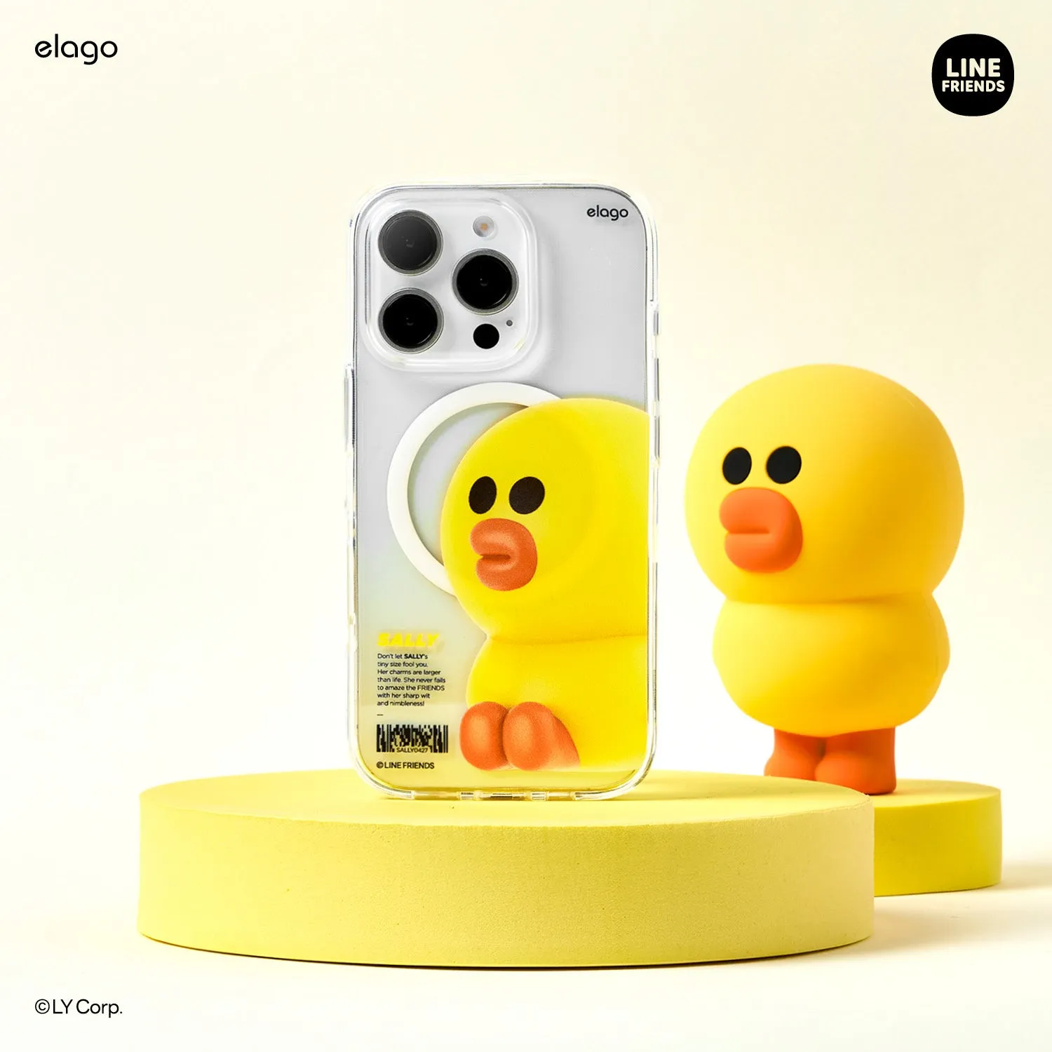 Hot Deal LINE FRIENDS | BROWN & SALLY Figure MagSafe Hybrid Case  Going Fast!
