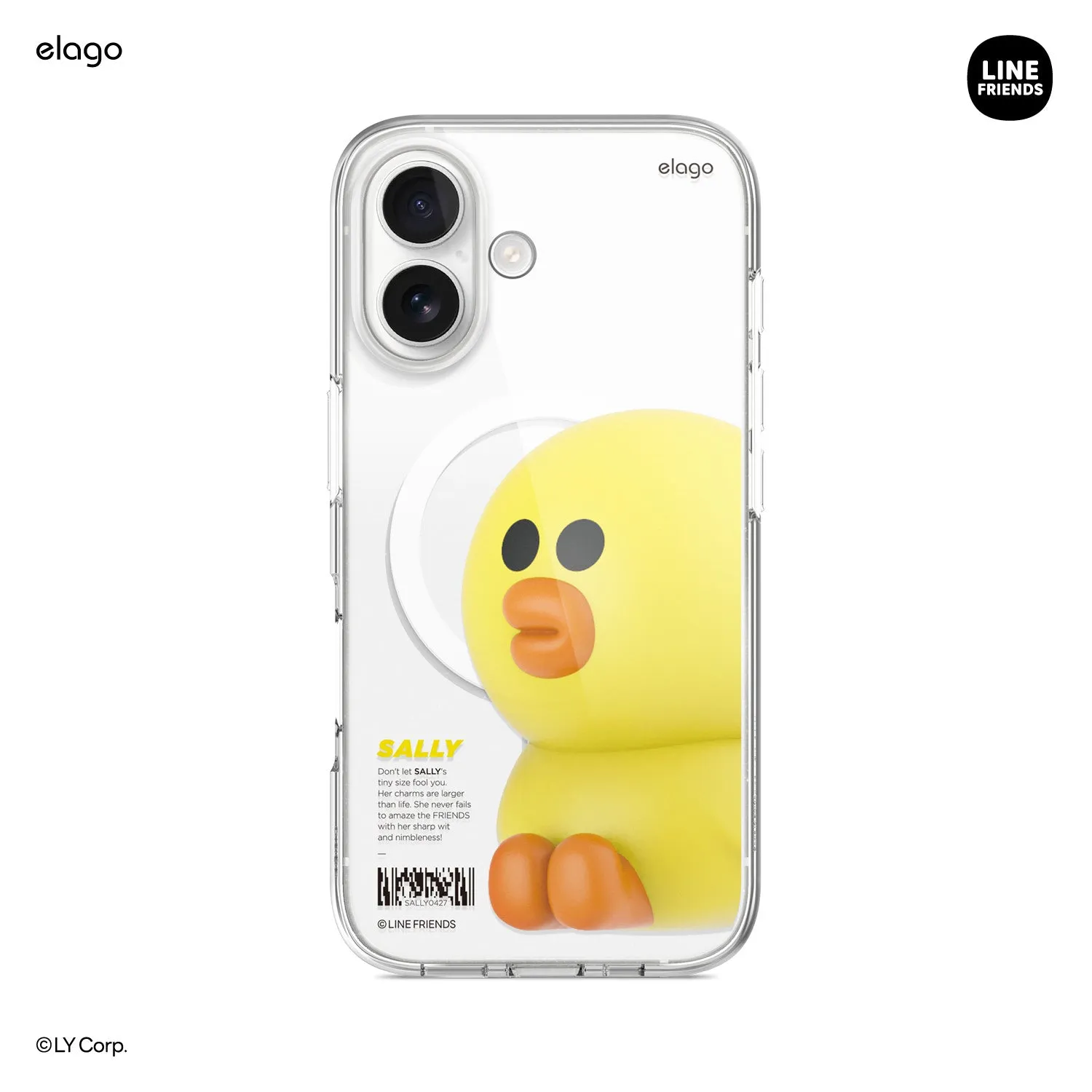 Hot Deal LINE FRIENDS | BROWN & SALLY Figure MagSafe Hybrid Case  Going Fast!