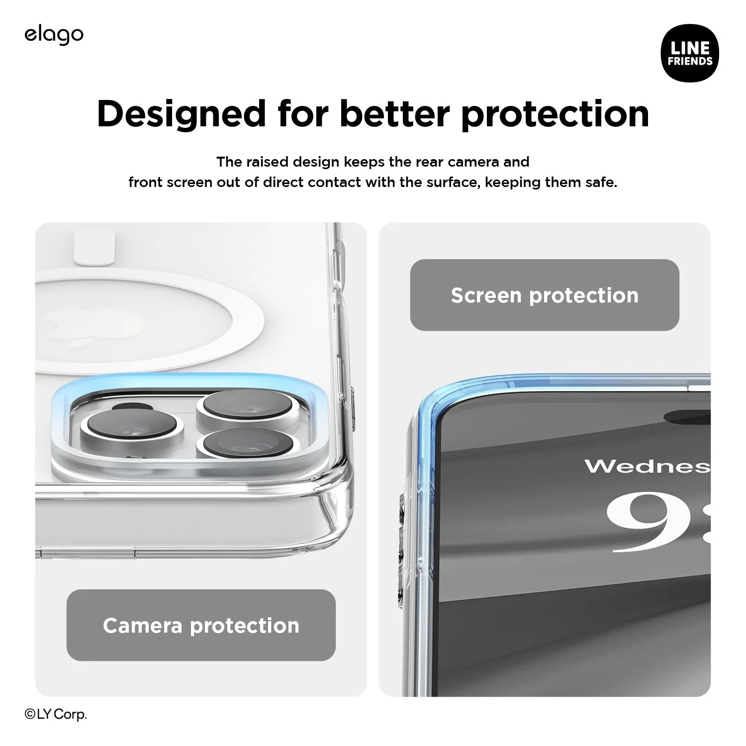 Hot Deal LINE FRIENDS | BROWN & SALLY Figure MagSafe Hybrid Case  Going Fast!