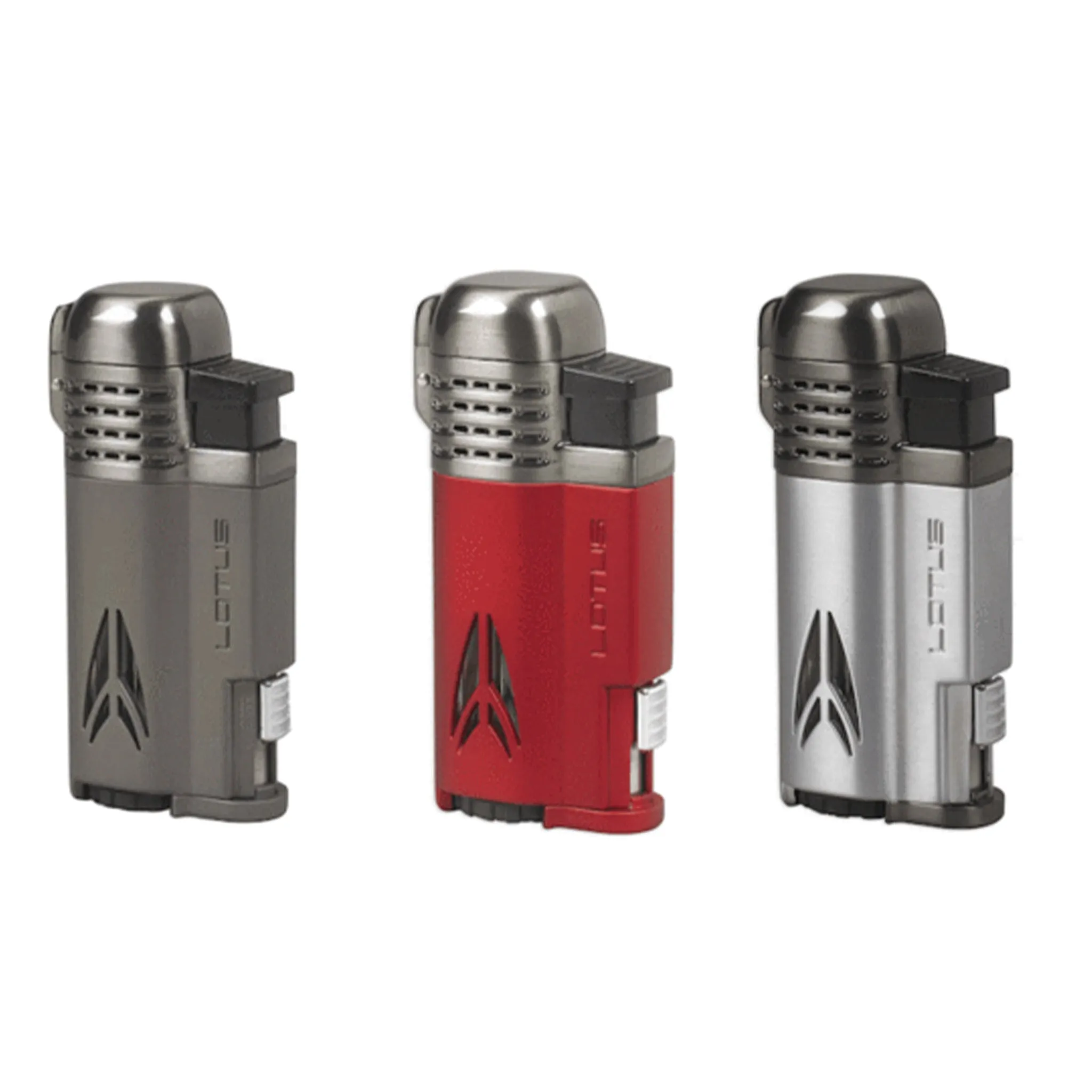 Hot Deal Lotus Lighter Defiant L65 Quad Jet Lighter w/ Cigar Punch  Limited Stock!