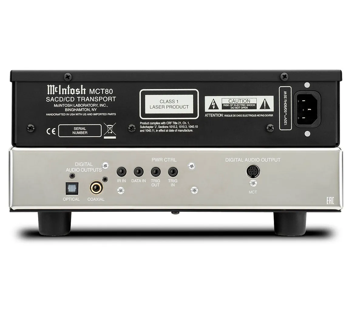 Hot Deal McIntosh MCT80 2-Channel SACD/CD Transport  Limited Release!