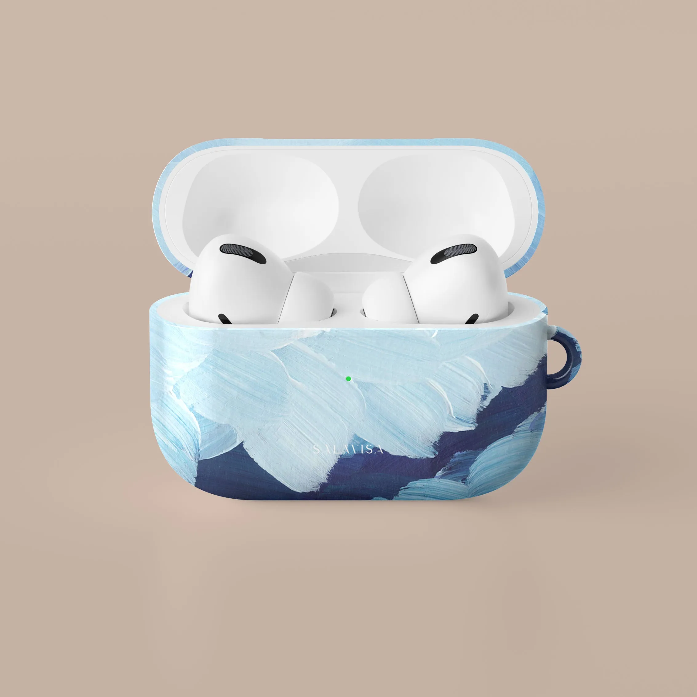 Hot Deal Ocean Blue Paint AirPods Case  Dont Miss Out!
