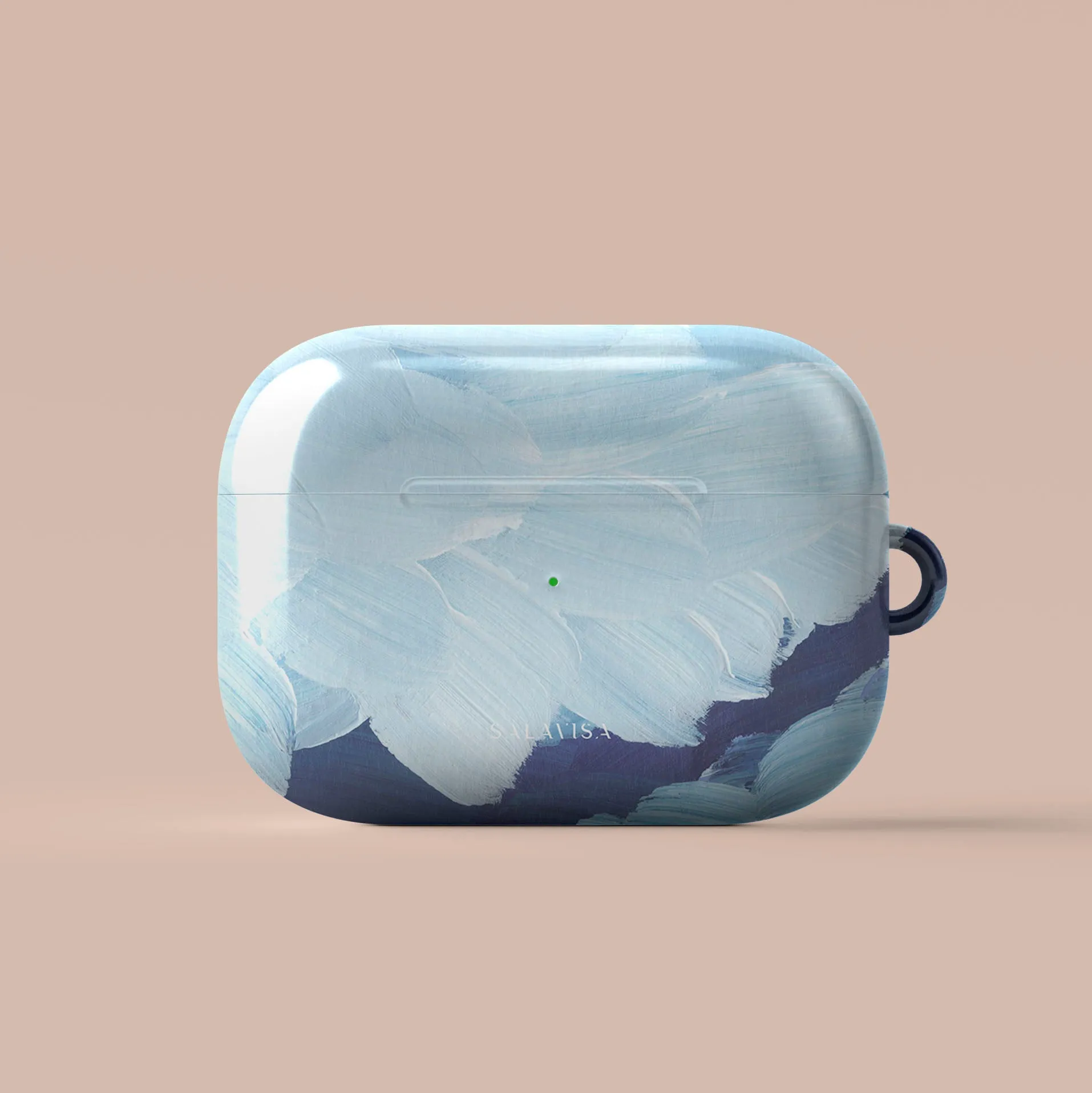 Hot Deal Ocean Blue Paint AirPods Case  Dont Miss Out!