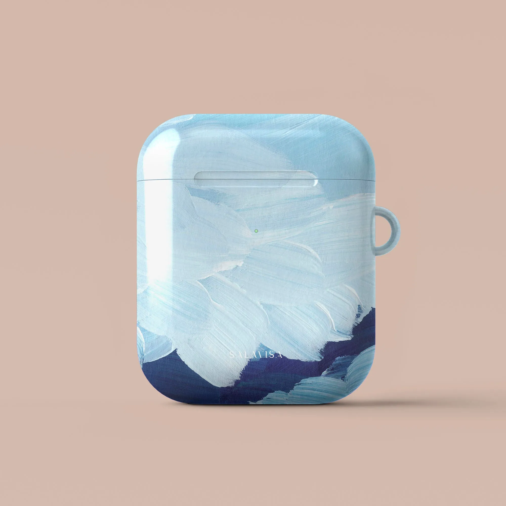 Hot Deal Ocean Blue Paint AirPods Case  Dont Miss Out!