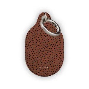 Hot Deal Orange Polka Dots AirTag Holder  Last Few Pieces!