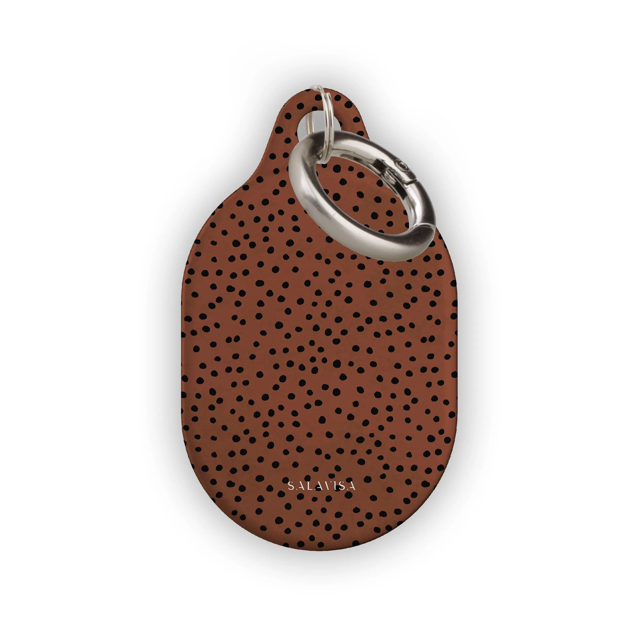 Hot Deal Orange Polka Dots AirTag Holder  Last Few Pieces!