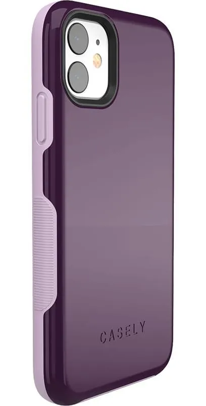 Hot Deal Plum Purple on Light Purple | Ultra-Protective Bold Case  Going Fast!