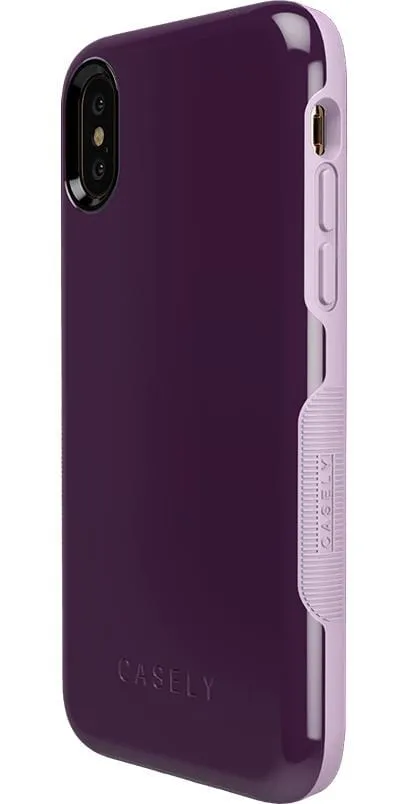 Hot Deal Plum Purple on Light Purple | Ultra-Protective Bold Case  Going Fast!